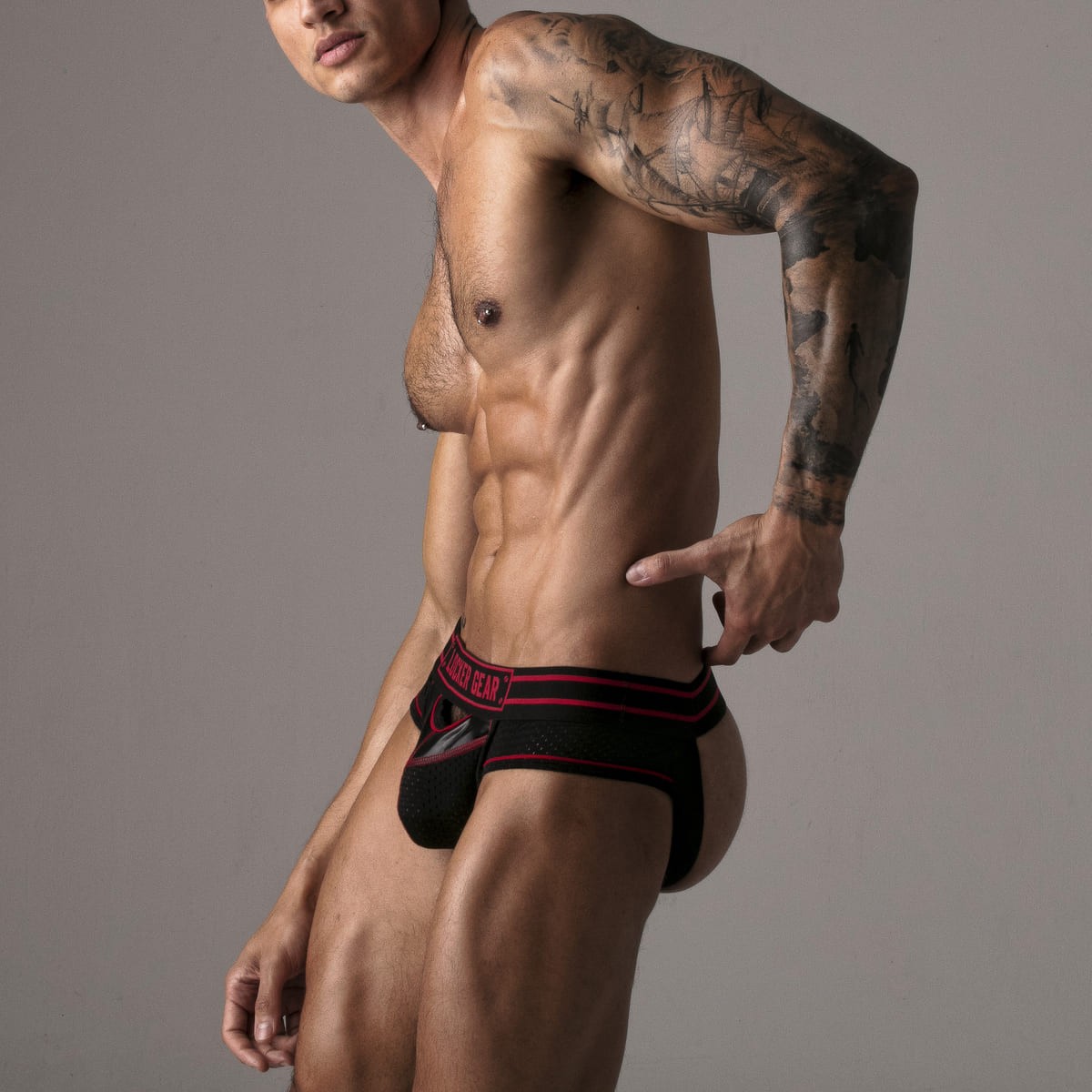 Bikini Suspensor Watch It Hard Brief, Rosu, Marimea 36-S, #9, Erotic24.ro