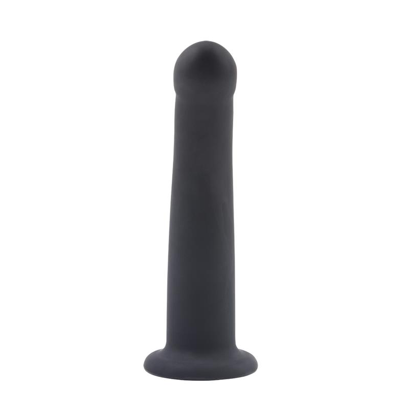 Strap On Bend Over Silicon Dildo Negru 17 cm, #5, Erotic24.ro