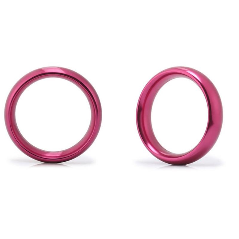 Inel de Penis Metalic Hercule Medium Rosu Passion Labs, #2, Erotic24.ro