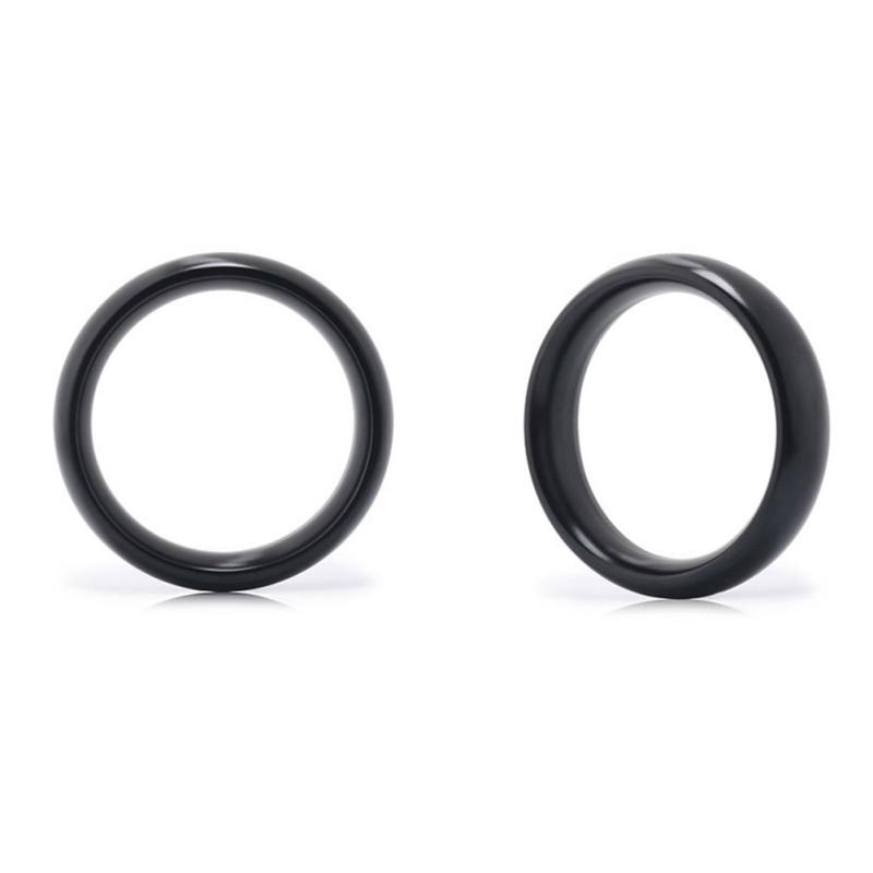 Inel de Penis Metalic Hercule Large Negru Passion Labs, Nr. 2, Erotic24.ro