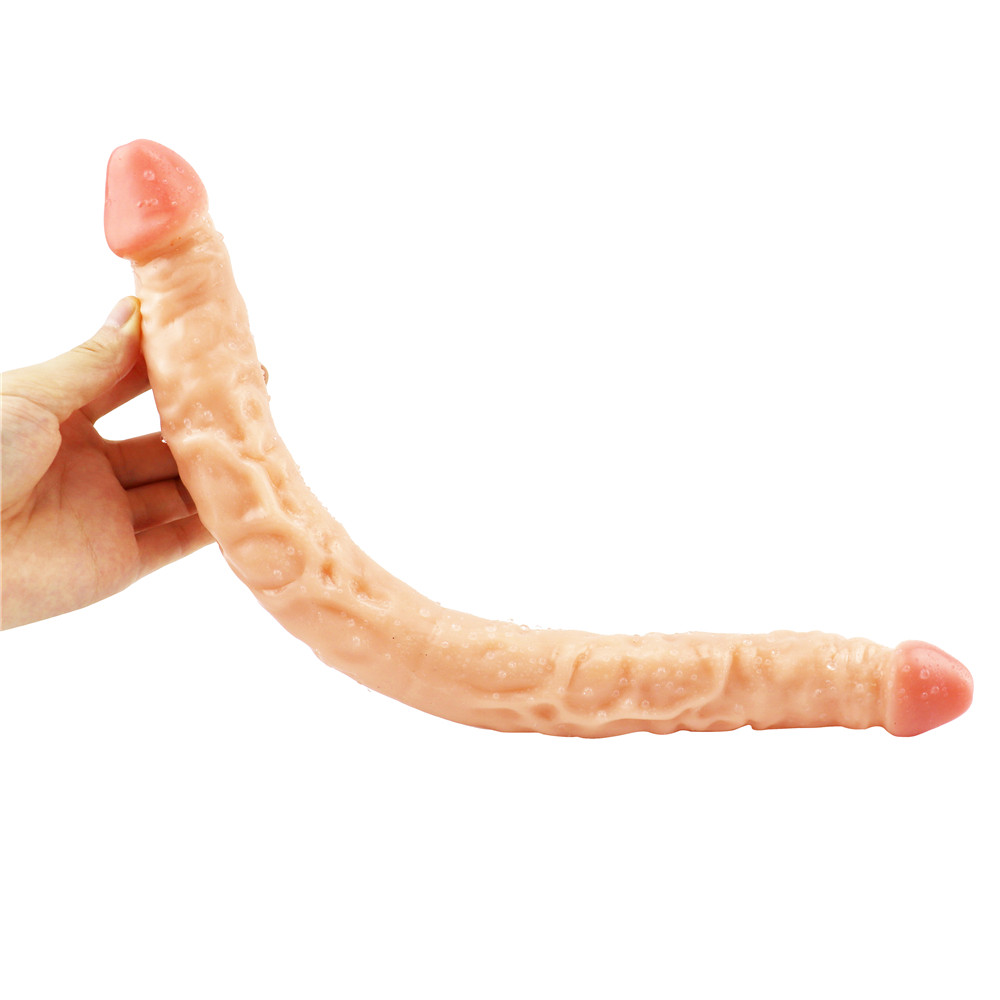 Dildo Realist Dublu Marya 40 cm Natural Guilty Toys, Nr. 11, Erotic24.ro