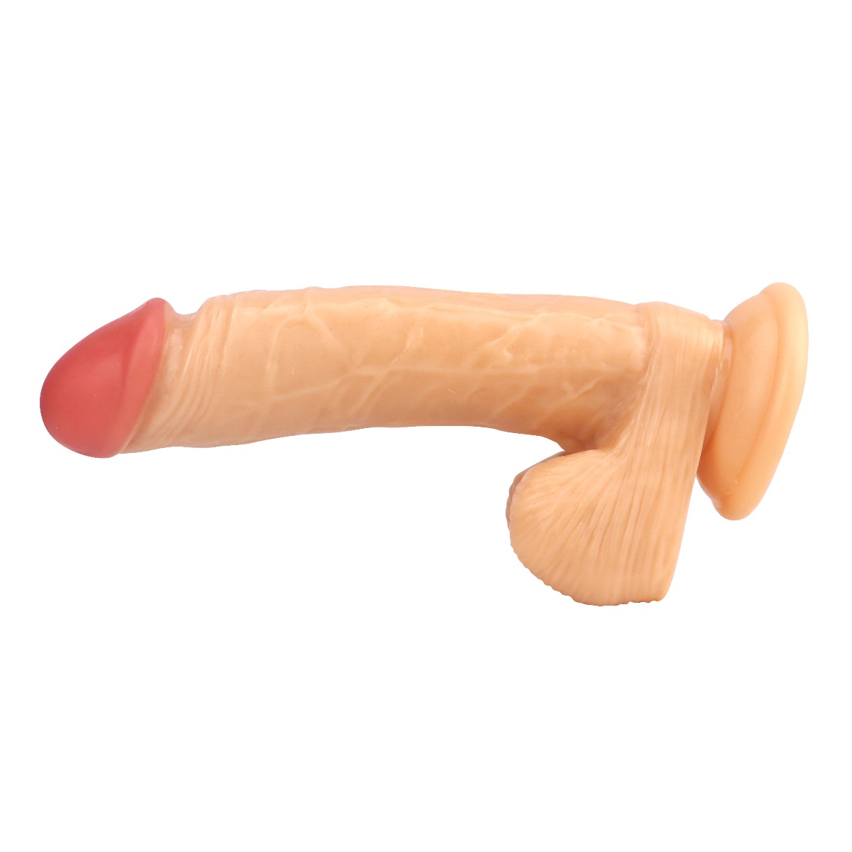 Dildo Realist cu Ventuza Racoon 25.5 cm Natural Mokko Toys, #15, Erotic24.ro