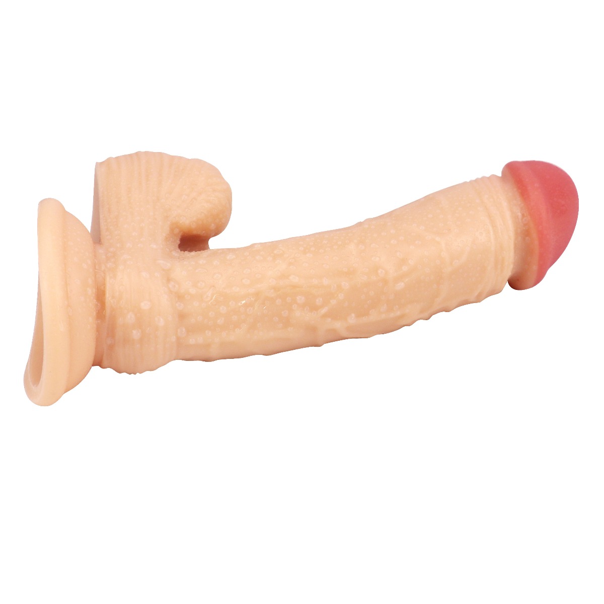 Dildo Realist cu Ventuza Racoon 25.5 cm Natural Mokko Toys, #23, Erotic24.ro
