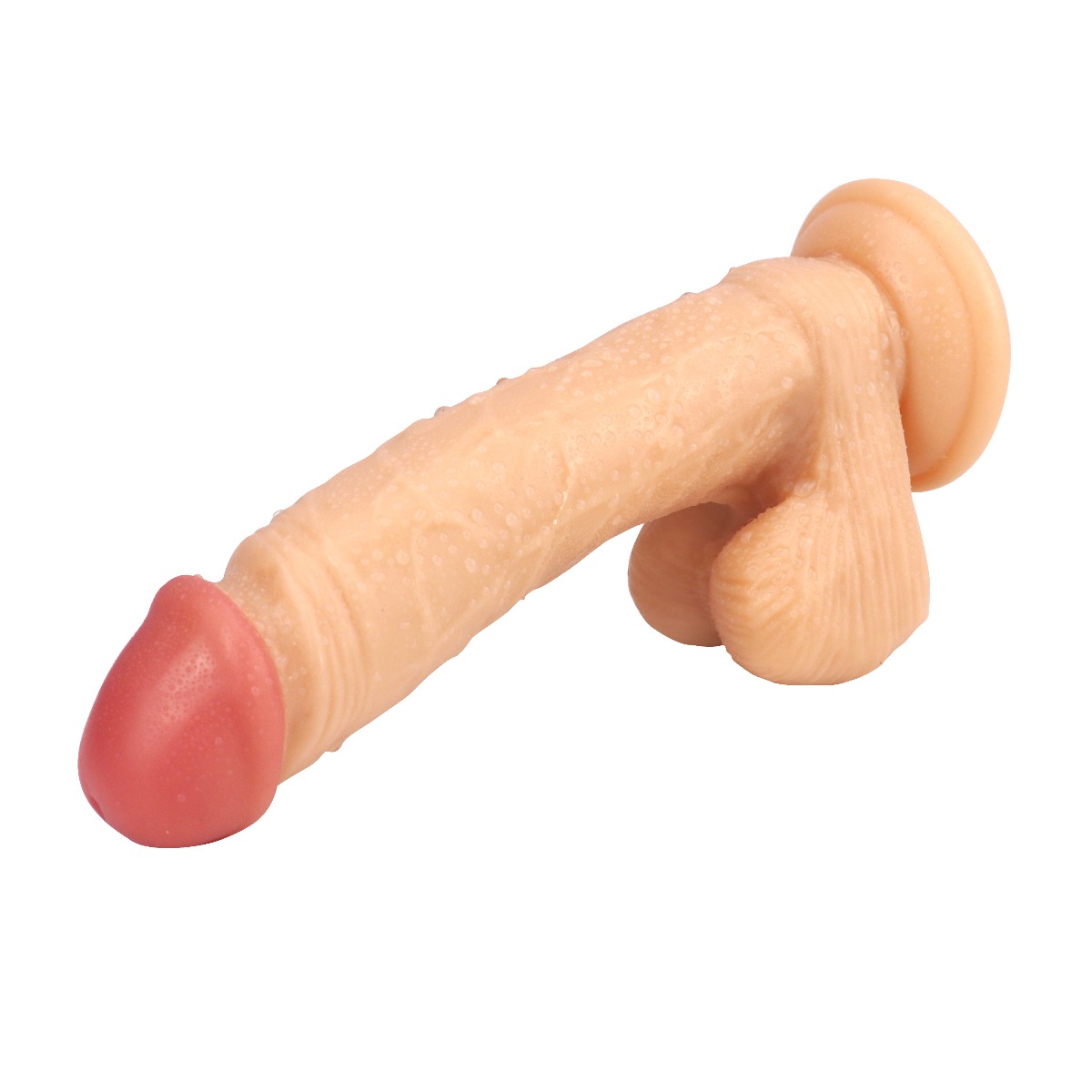 Dildo Realist cu Ventuza Racoon 25.5 cm Natural Mokko Toys, #24, Erotic24.ro