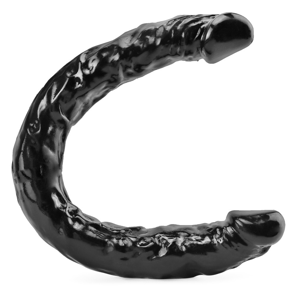 Dildo Realist Dublu Marya 40 cm Negru Guilty Toys, Nr. 1, Erotic24.ro