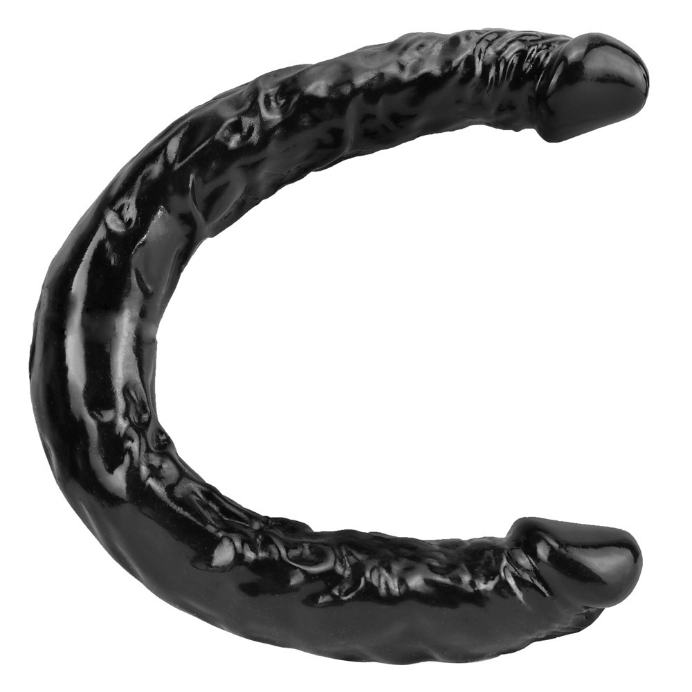 Dildo Realist Dublu Marya 40 cm Negru Guilty Toys, Nr. 4, Erotic24.ro
