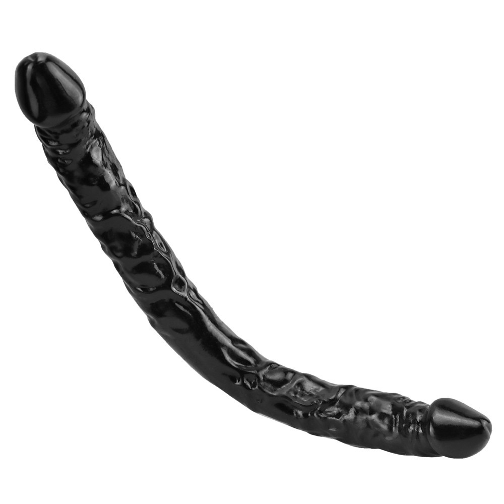 Dildo Realist Dublu Marya 40 cm Negru Guilty Toys, Nr. 5, Erotic24.ro
