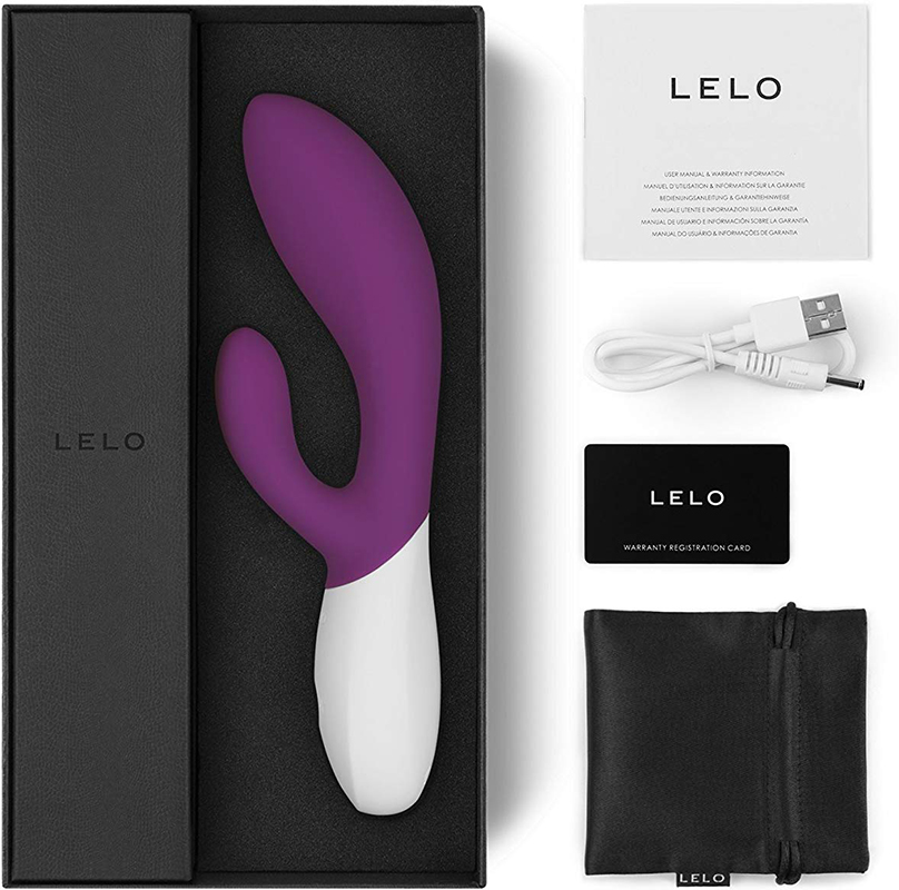 Vibrator Iepuras Lelo Ina Wave Plum, #3, Erotic24.ro