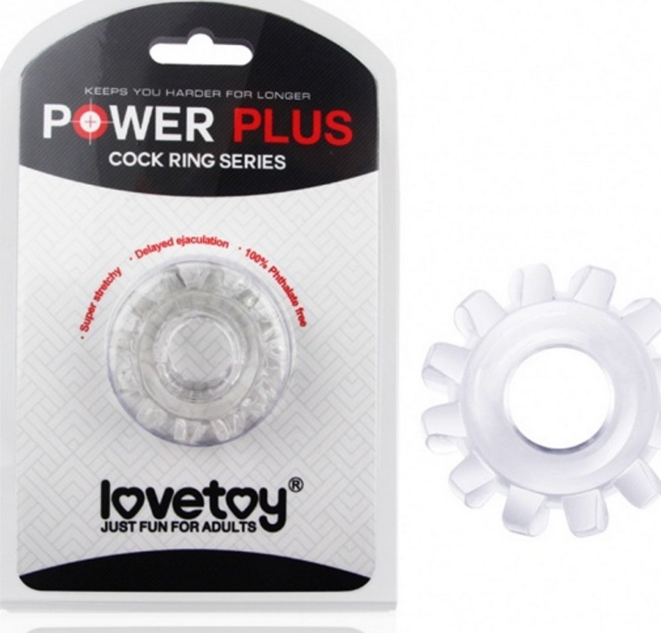 Inel Erectie POWERPLUS 1 Transparent, #2, Erotic24.ro