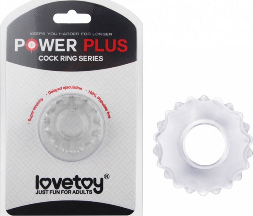 Inel Erectie POWERPLUS 3 Transparent, Nr. 2, Erotic24.ro