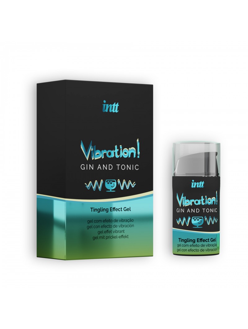 Gel cu Efect Vibrator Aroma Gin Tonic 15 ml, #3, Erotic24.ro