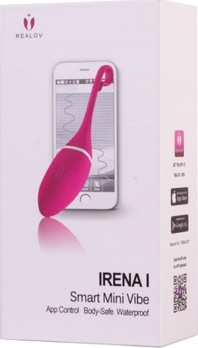 Vibrator Cuplu Realov Irena Smart, 10 Moduri Vibratii, Bluetooth, Free App, Silicon, USB, Roz, 16 cm, #3, Erotic24.ro