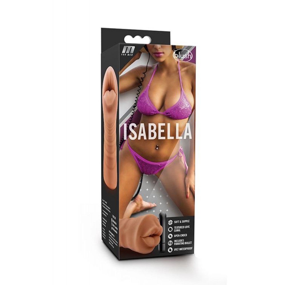 Masturbator Isabella Mocha Mouth cu Glont Vibrator, #3, Erotic24.ro