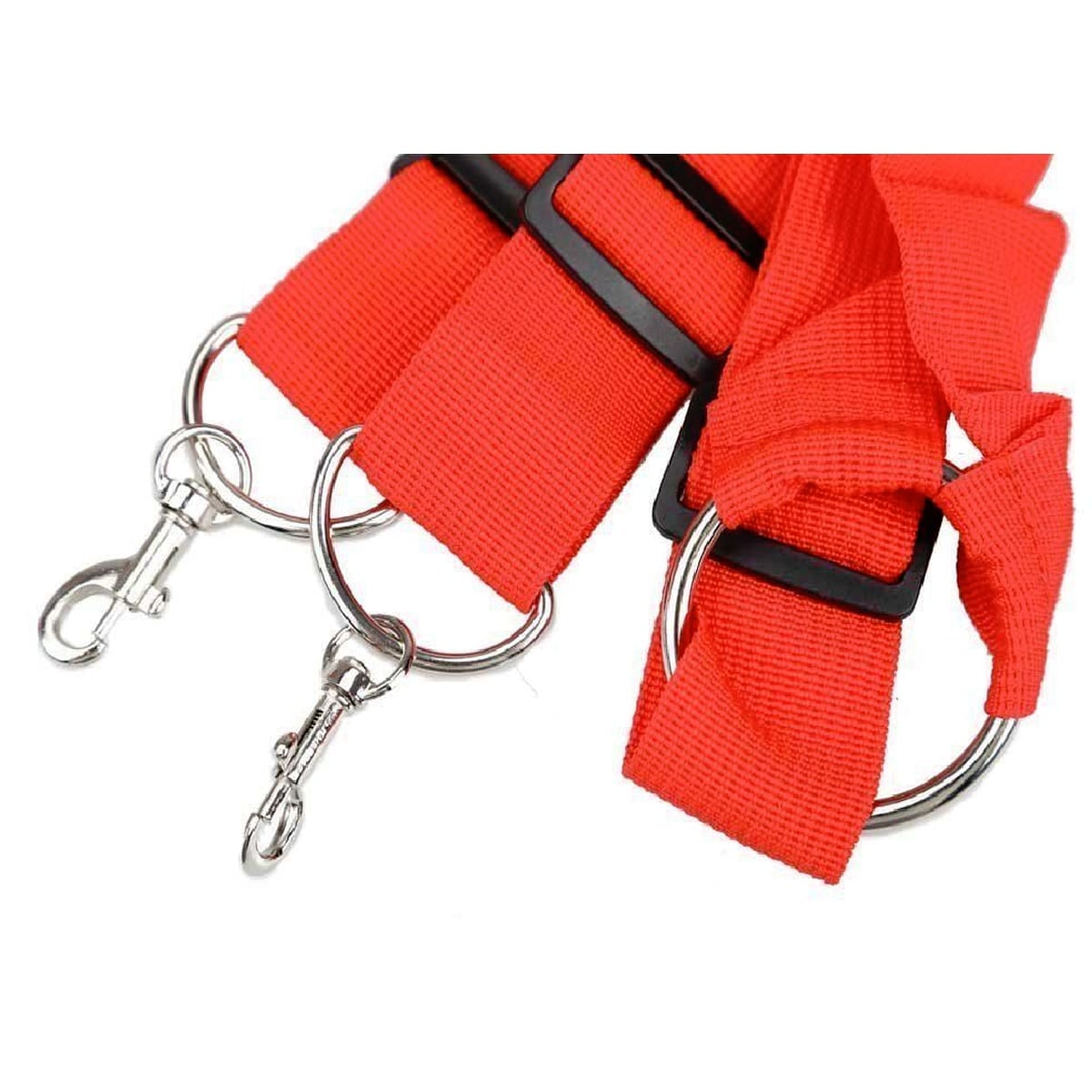 Set Bed Restraint Maini si Picioare pentru Pat Rosu Guilty Toys, #2, Erotic24.ro