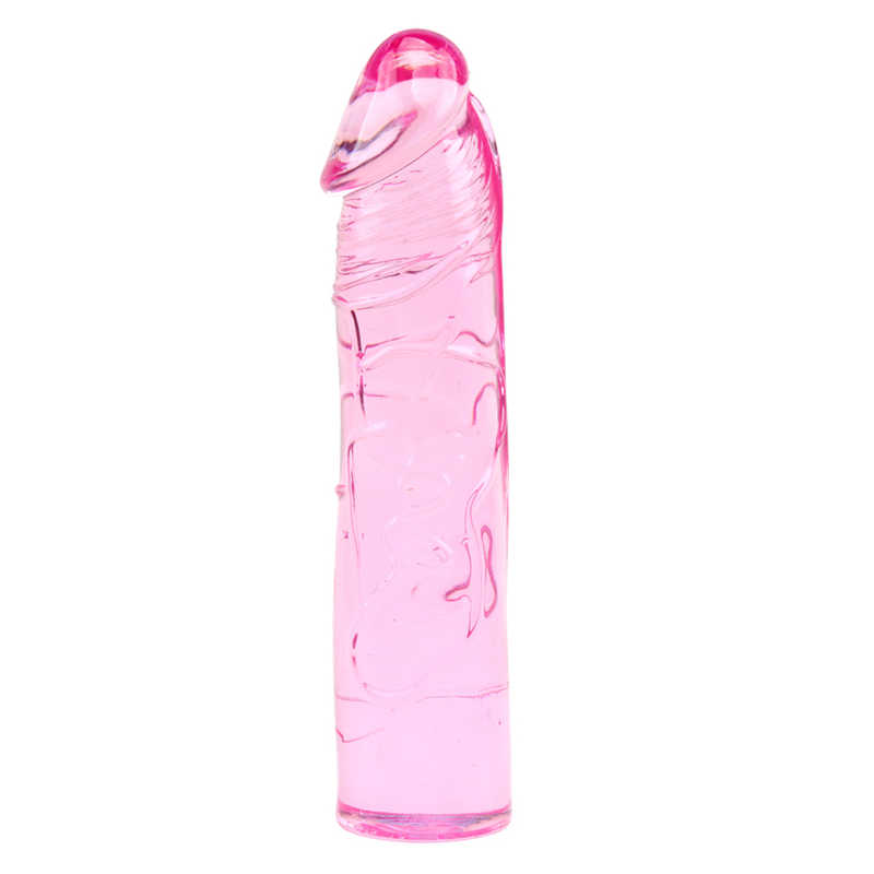 Dildo Realist Ding Dong TPE Roz 17.5 cm