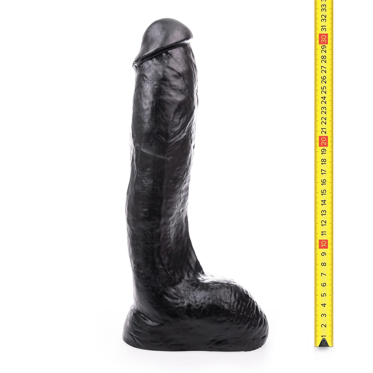 Dildo Realist Hung System Jay XL Negru 34 cm, Nr. 2, Erotic24.ro