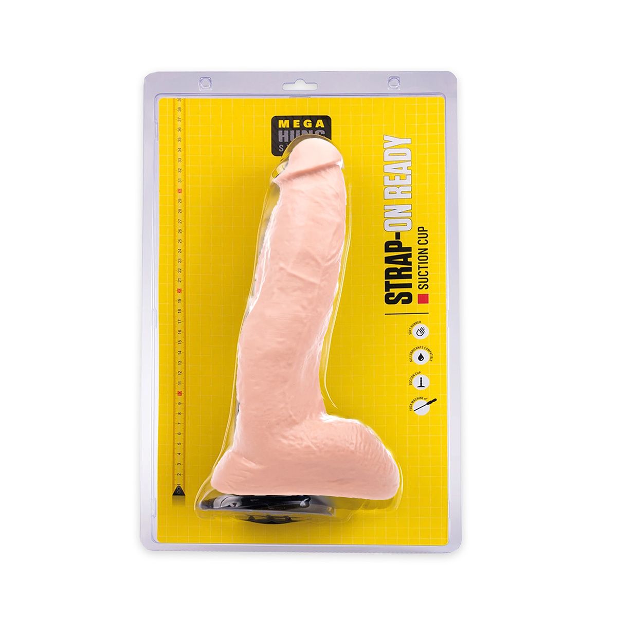 Dildo Realist Hung System Jay XL Natural 34 cm, Nr. 5, Erotic24.ro
