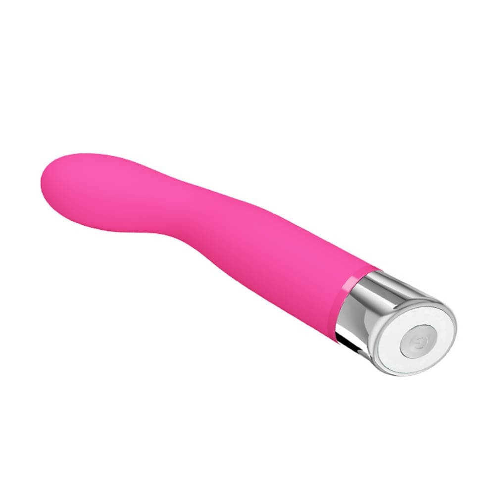 Vibrator John 12 Moduri Vibratii Silicon Roz 14.6 cm, Nr. 2, Erotic24.ro