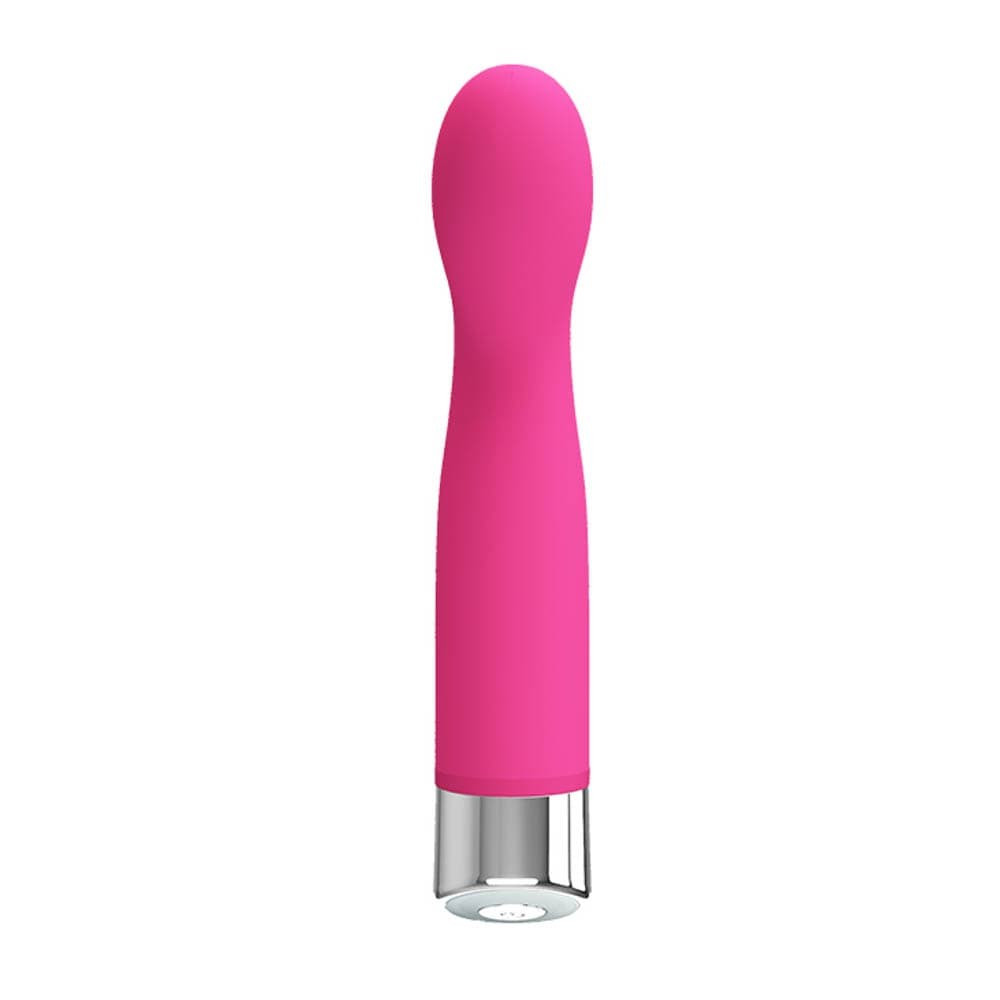 Vibrator John 12 Moduri Vibratii Silicon Roz 14.6 cm, Nr. 3, Erotic24.ro