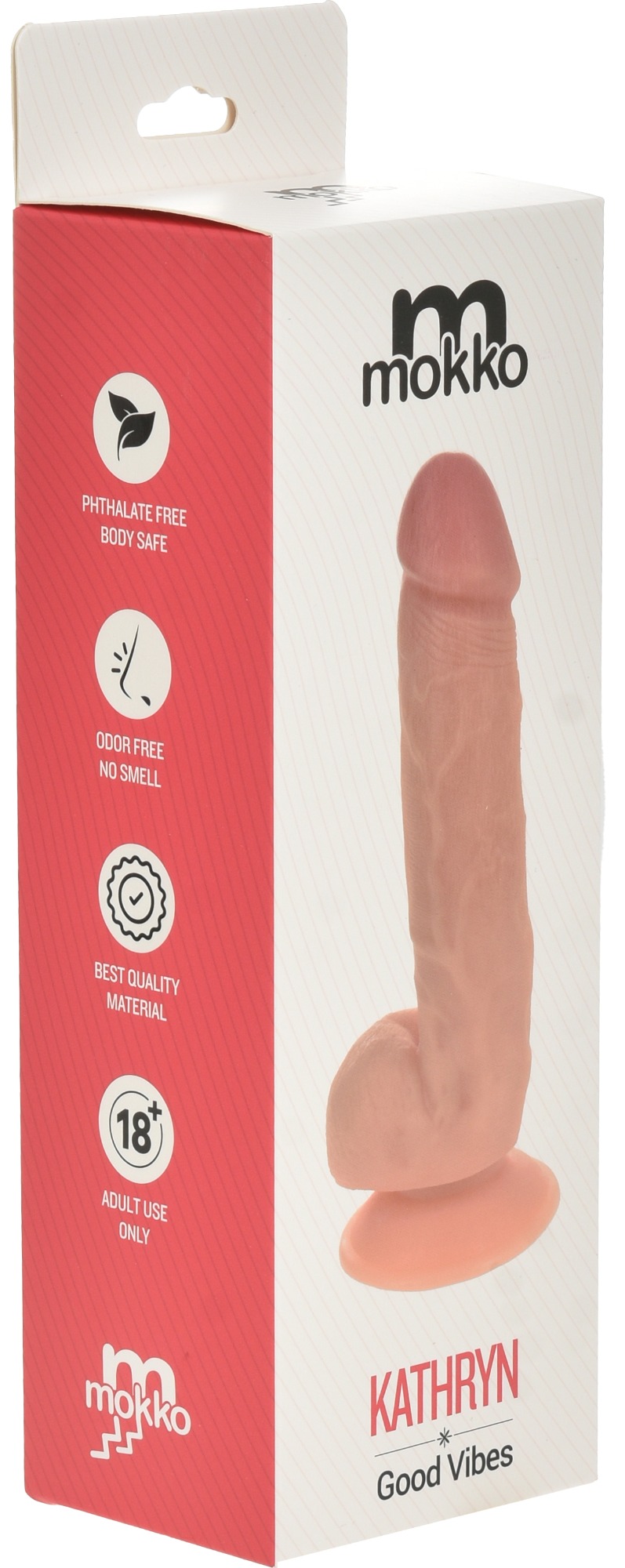 Dildo Kathryn Jelly Transparent 20 cm Mokko Toys, Nr. 4, Erotic24.ro