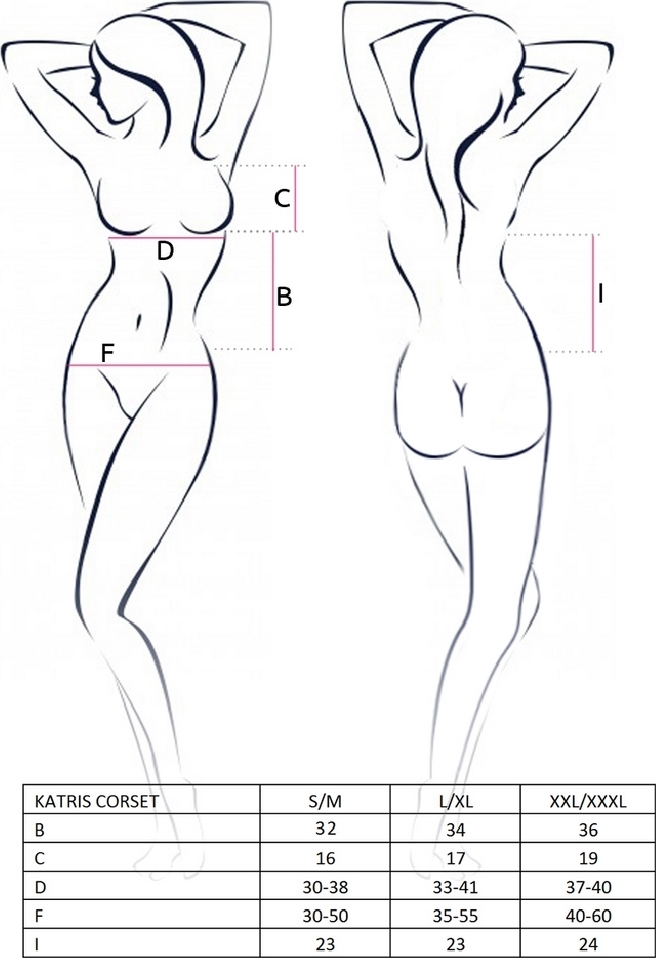 Set Katriss Corset si Bikini, Negru, S/M, Nr. 3, Erotic24.ro