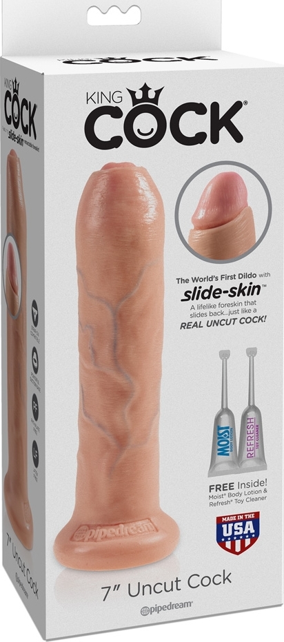 Dildo Uncut Natural 19 cm, #3, Erotic24.ro