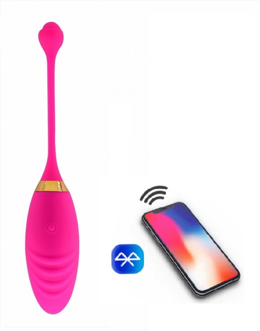 Ou Vibrator Koray Bluetooth Control Silicon Rose Free App Guilty Toys, #1, Erotic24.ro