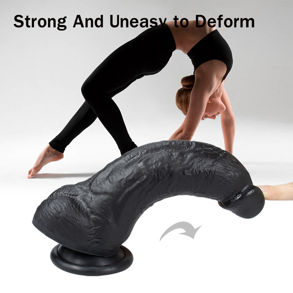 Dildo Realist Kujup Silicon Lichid Dubla Densitate Negru 20.5 cm Mokko Toys, #3, Erotic24.ro