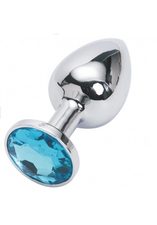 Dop Anal Metallic Buttplug Large Arginti in SexShop KUR Romania