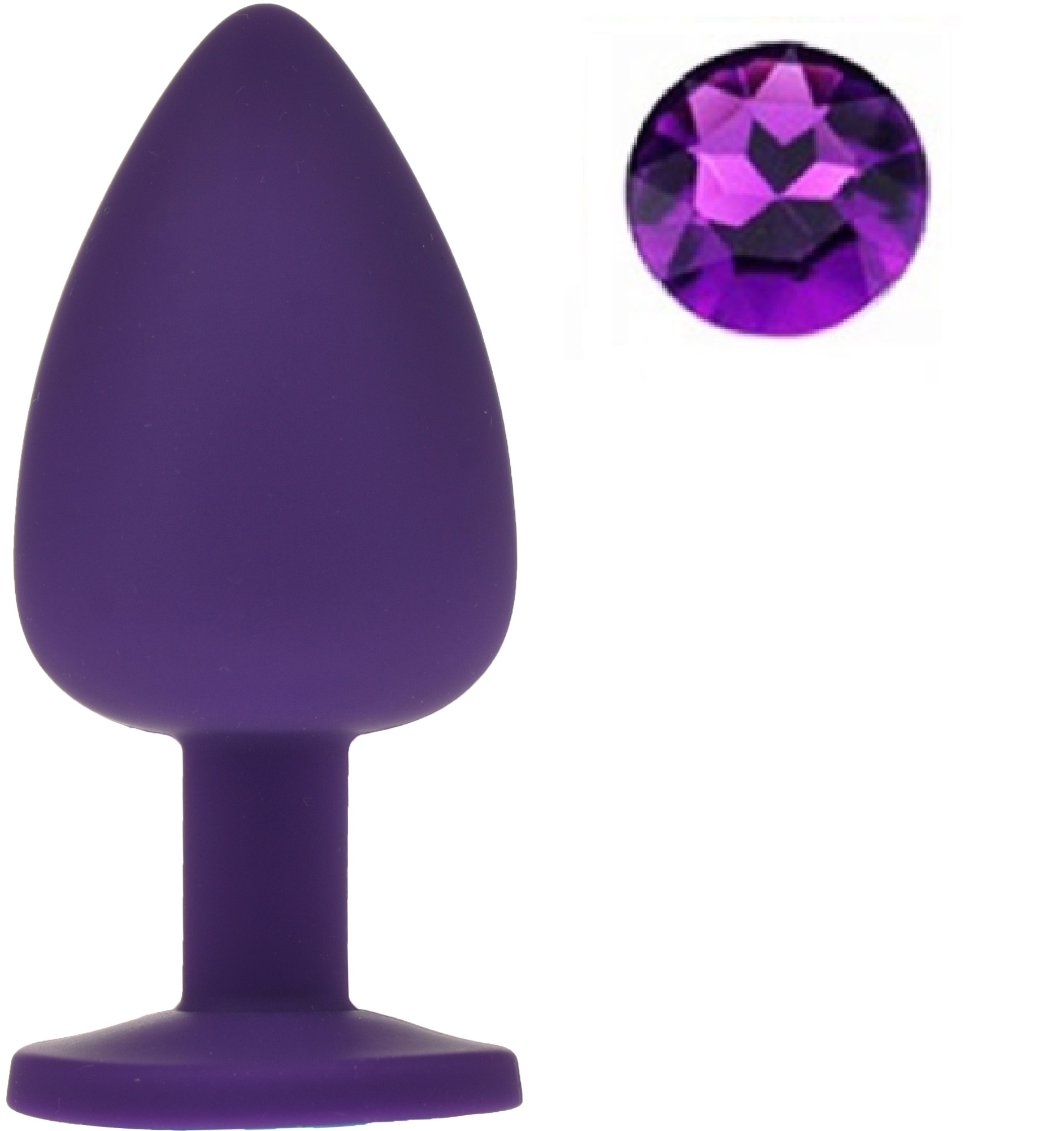 Dop Anal Silicone Buttplug Large Mov/Mov Guilty Toys, #1, Erotic24.ro