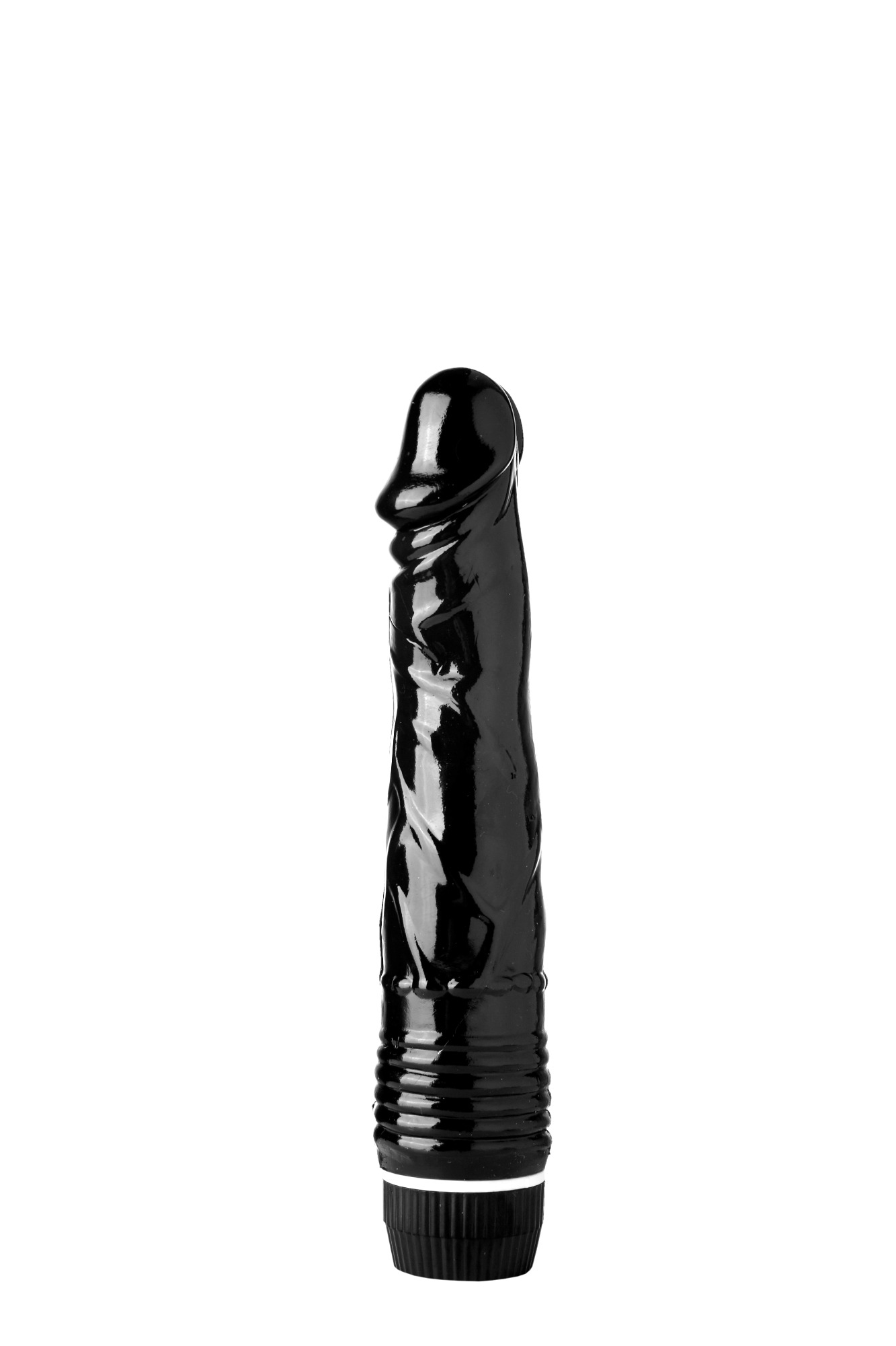 Vibrator Realist Lina, Multispeed, TPE, 20 cm, Negru, Passion Labs, #2, Erotic24.ro