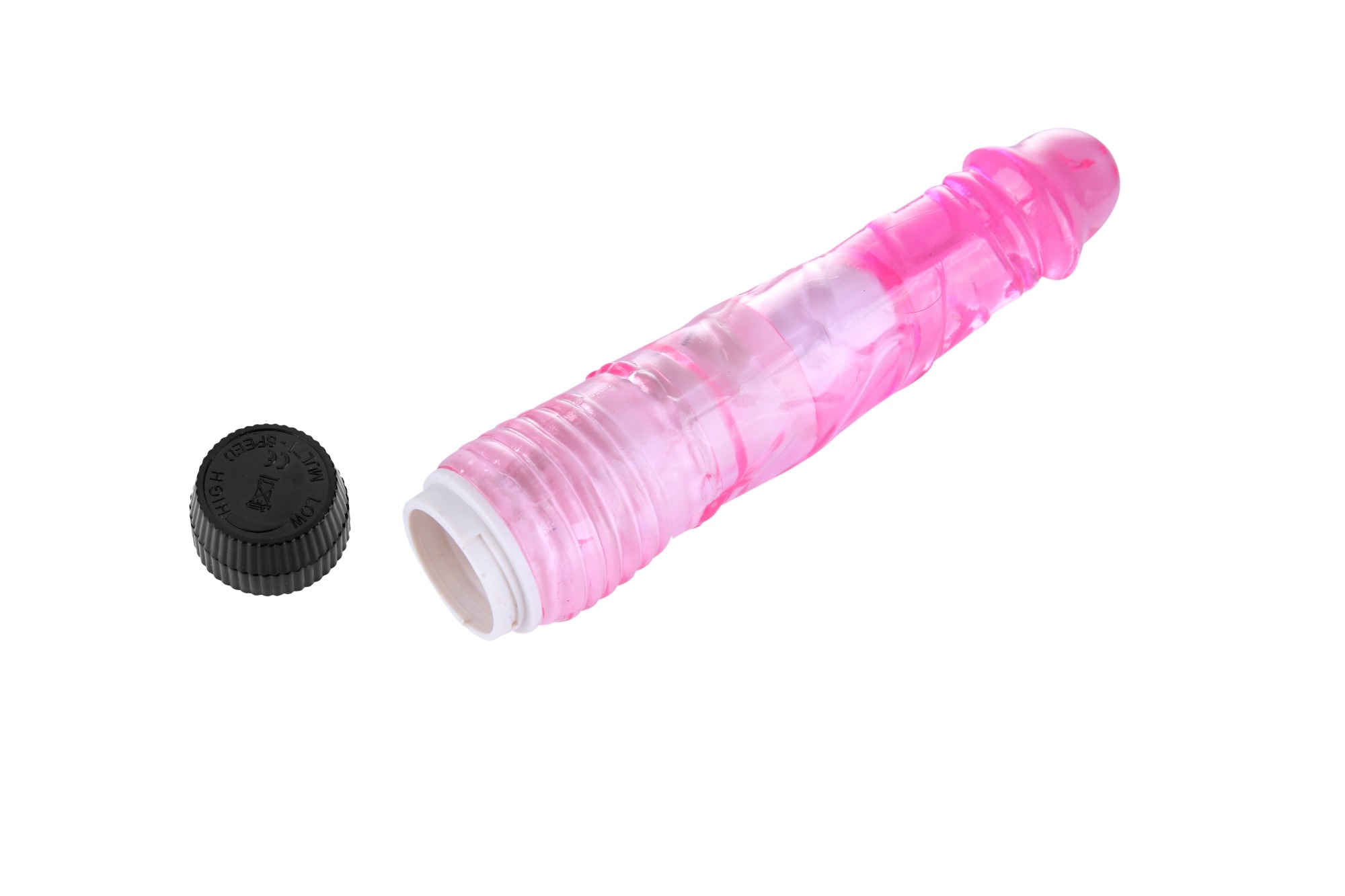 Vibrator Realist Lina, Multispeed, TPE, 20 cm, Roz, Passion Labs, #9, Erotic24.ro