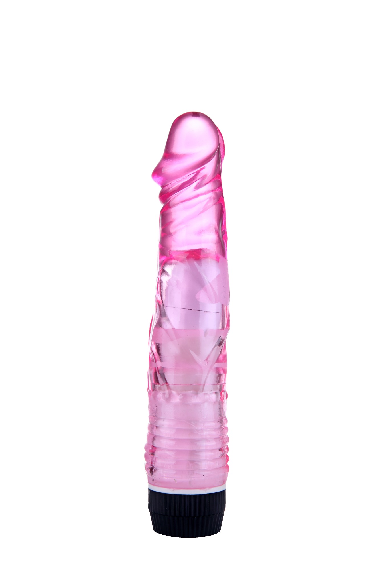 Vibrator Realist Lina, Multispeed, TPE, 20 cm, Roz, Passion Labs, #4, Erotic24.ro