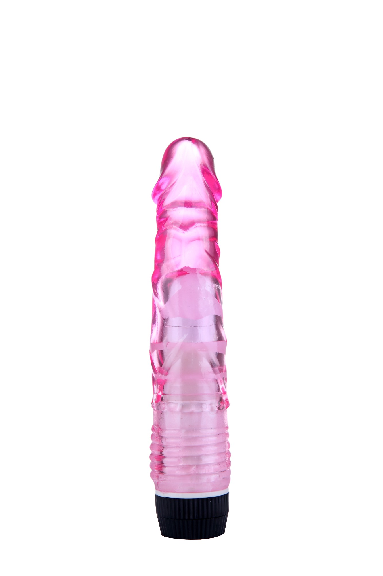 Vibrator Realist Lina, Multispeed, TPE, 20 cm, Roz, Passion Labs, #7, Erotic24.ro