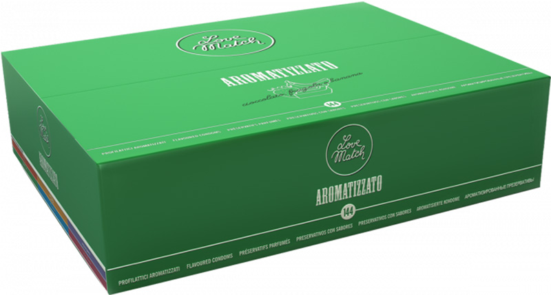 Prezervative Love Match Aromatizzato - 144 bucati