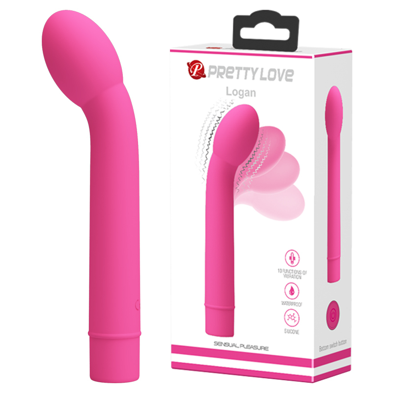 Vibrator Flexibil Logan 10 Moduri Vibratii Silicon Roz 17 cm, #4, Erotic24.ro