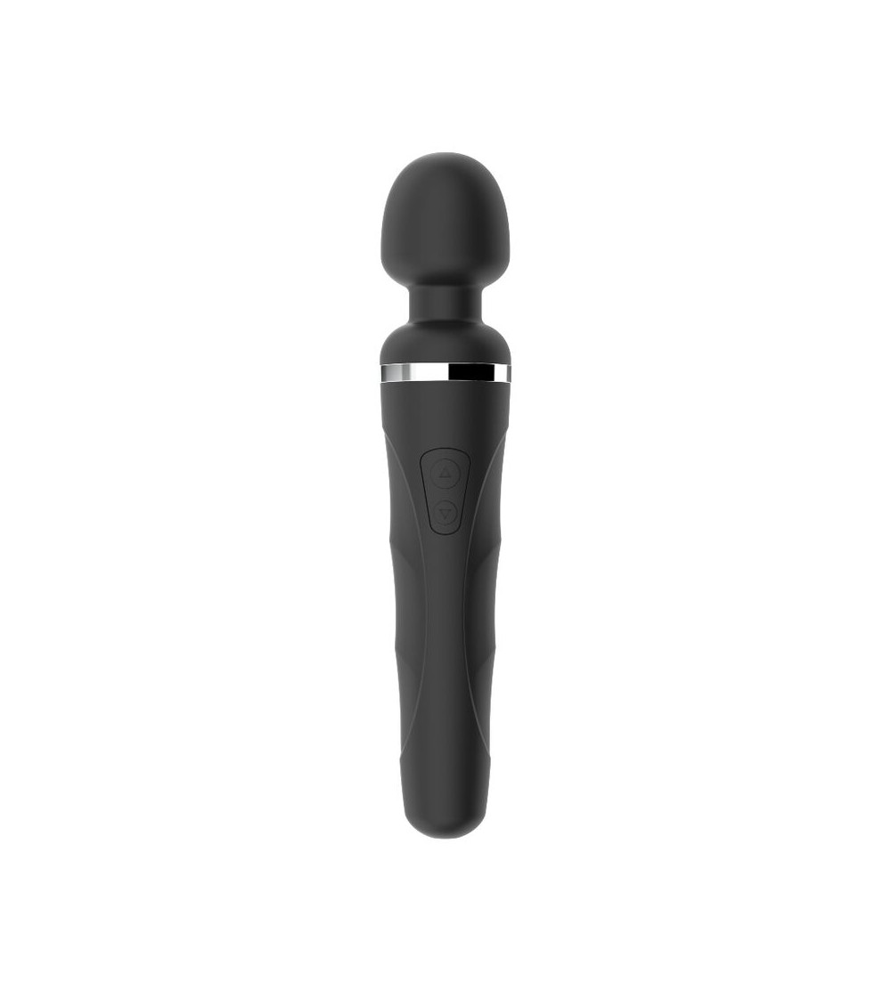 Vibrator Wand Domi 2 Lovense Bluetooth Control Free App Silicon Negru, Nr. 2, Erotic24.ro