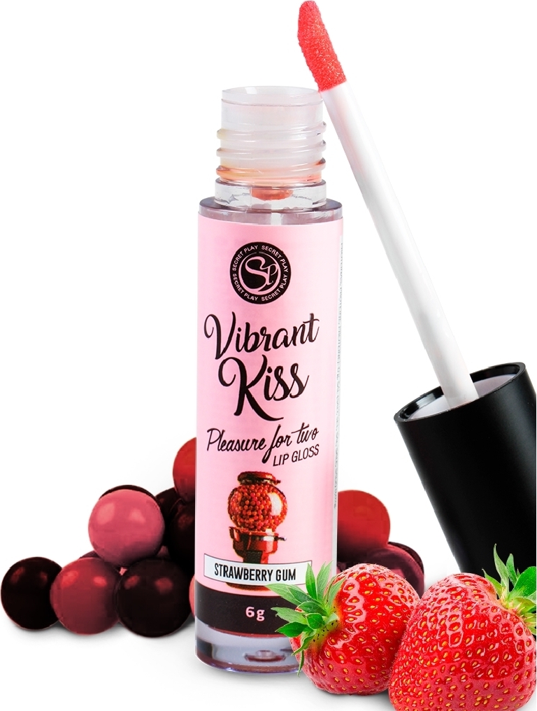 Luciu de Buze Vibrant Kiss Capsuni