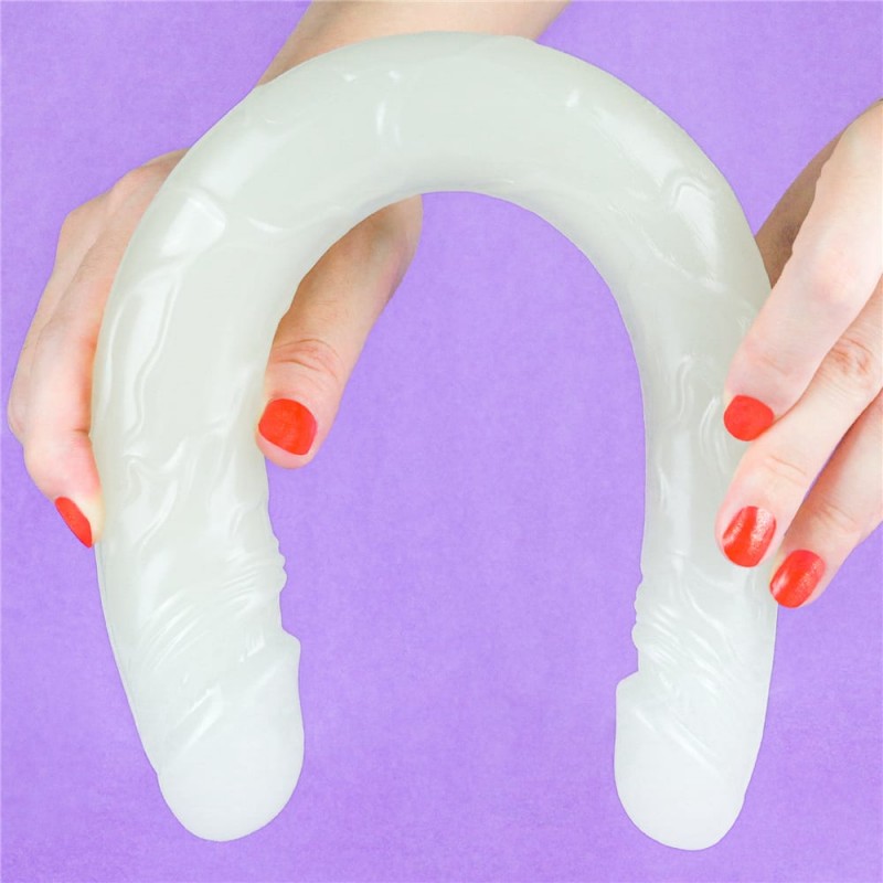 Dildo Dublu Lumino Play Glow in the Dark 40 cm, #9, Erotic24.ro