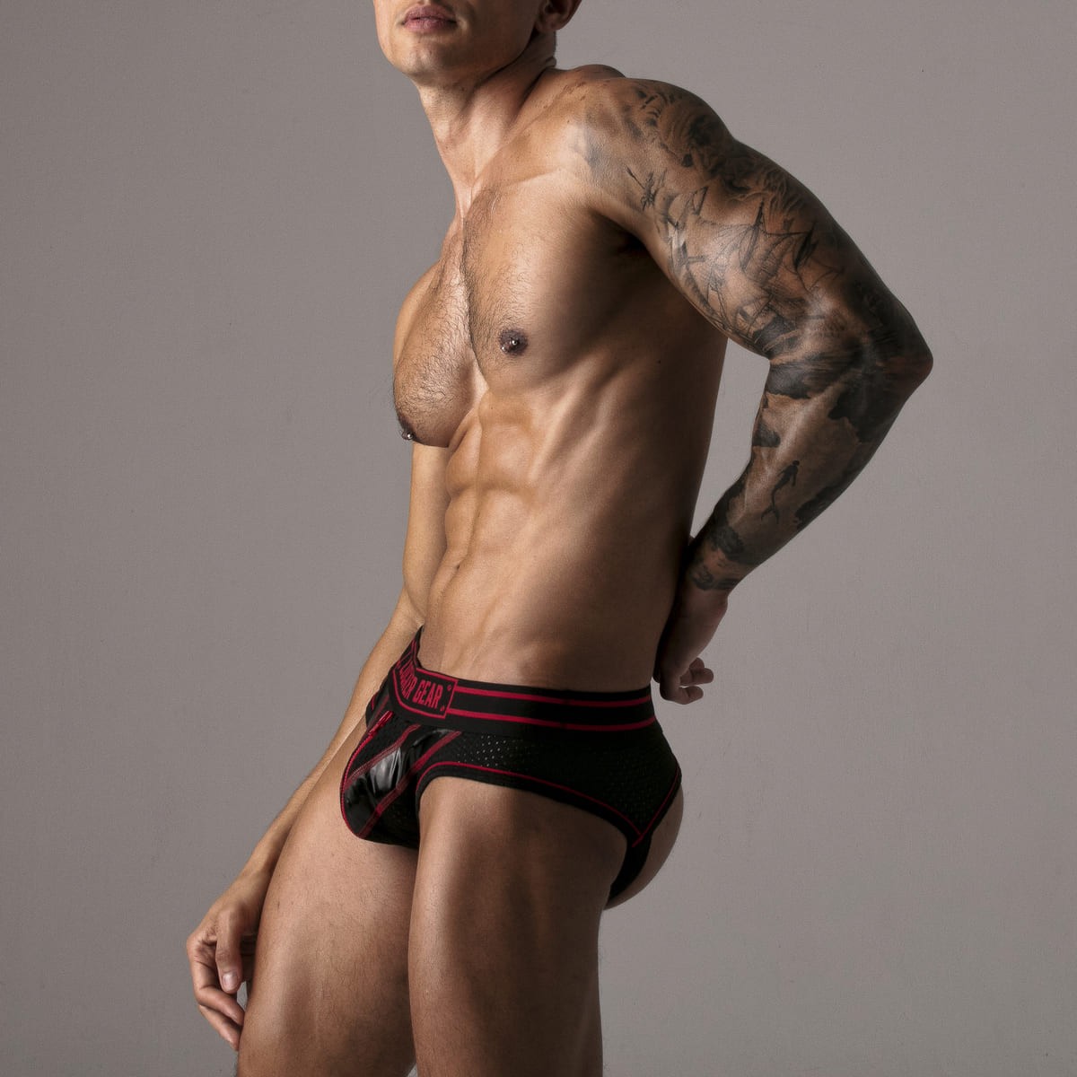 Bikini Suspensori Massive Rude Brief, Rosu, Marimea 36-S, #9, Erotic24.ro