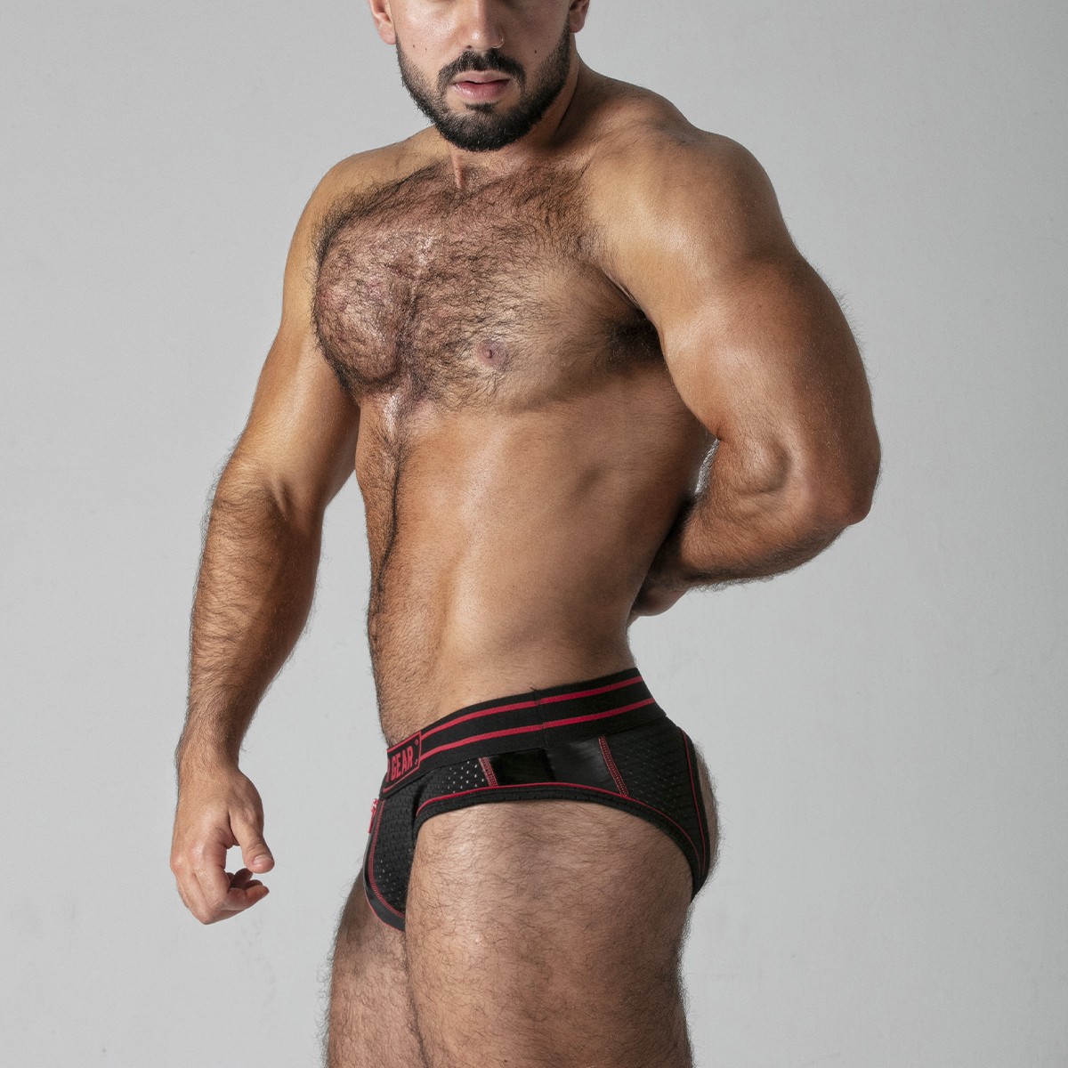 Bikini Suspensori Massive Josh Brief, Rosu, Marimea 38-L, #3, Erotic24.ro