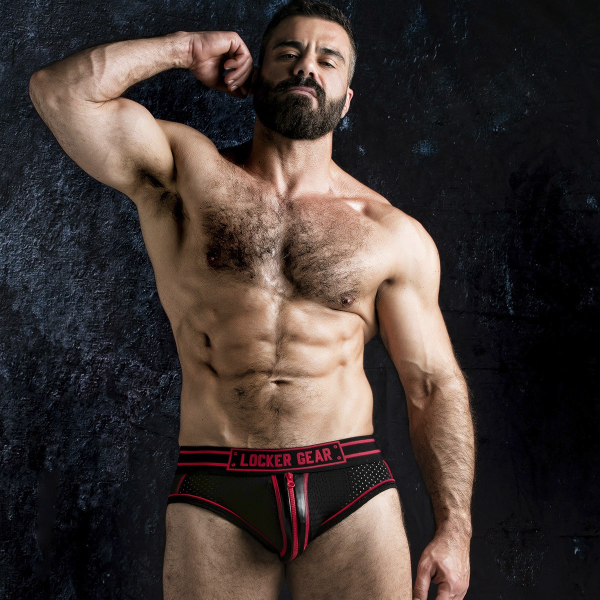 Bikini Suspensori Massive Josh Brief, Rosu, Marimea 38-L, #4, Erotic24.ro