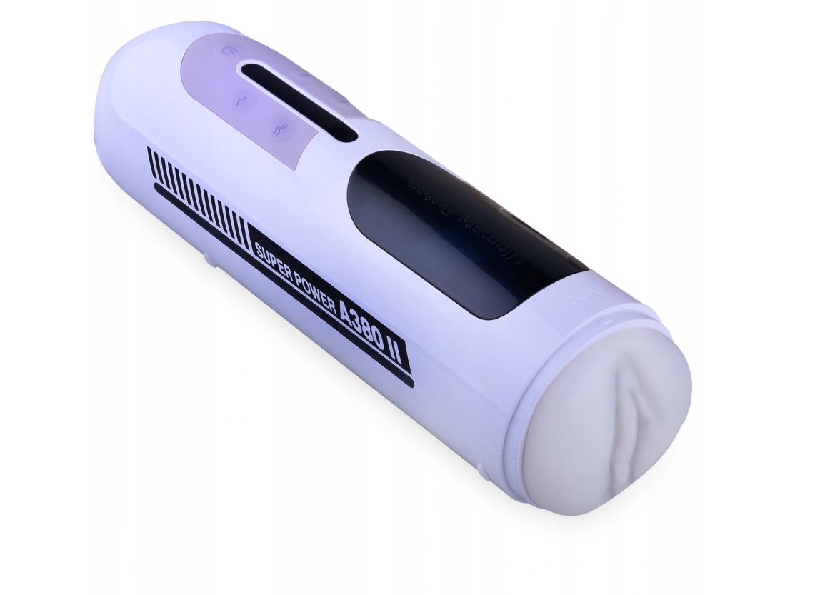 Masturbator Vagin Real Move 10 Moduri USB Alb Leten, #2, Erotic24.ro