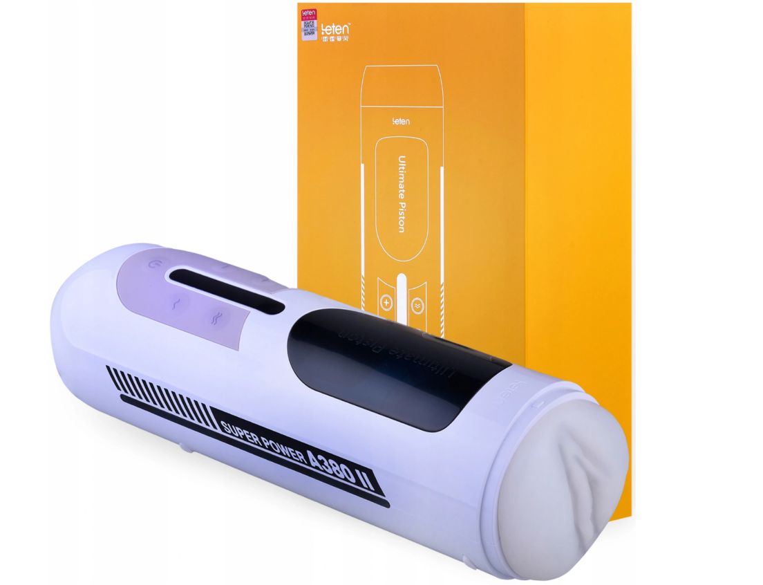 Masturbator Vagin Real Move 10 Moduri USB Alb Leten, #5, Erotic24.ro