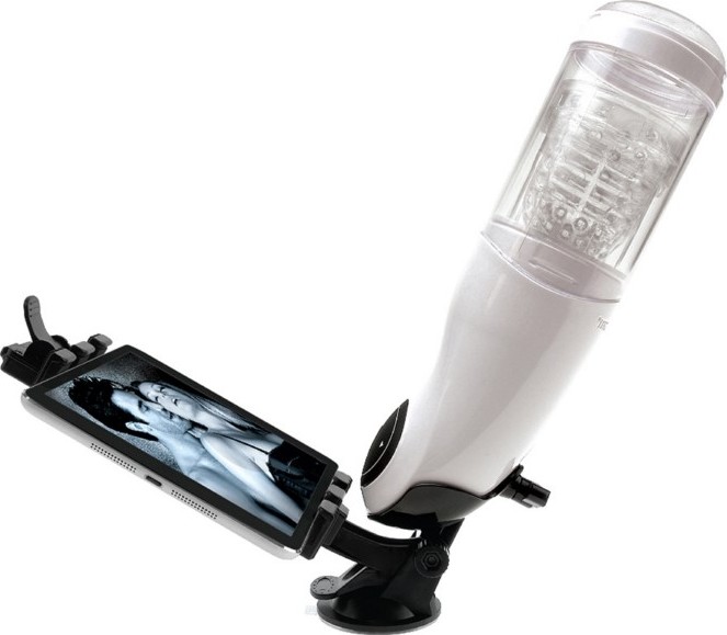 Masturbator Mega-Bator Pussy, Functii Rotatii, Impingere, Vibratii, USB, Alb, 34.5 cm, #1, Erotic24.ro