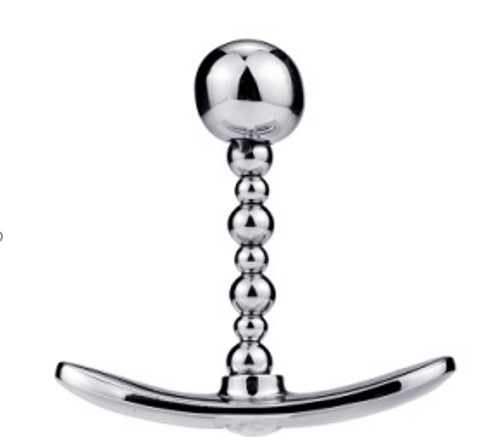 Dop Anal Metalic Riggs Small Flexibil Cristal Roz Mokko Toys, #2, Erotic24.ro