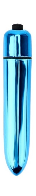 Vibrator Mini Bullet, 10 Moduri Vibratii, Albastru, 9 cm, Passion Labs, #1, Erotic24.ro