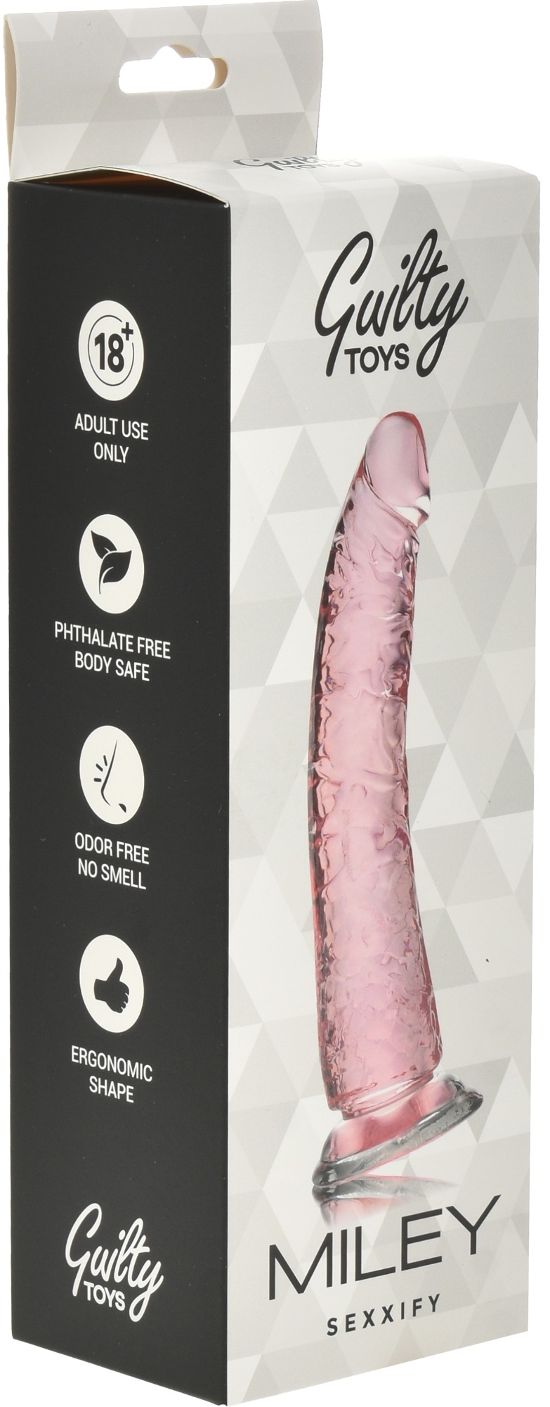 Dildo Miley Negru 20 cm Guilty Toys, Nr. 6, Erotic24.ro