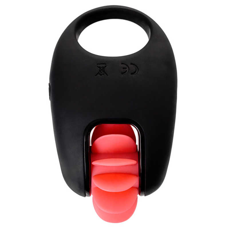 Inel de Penis Mill cu Rotatii Silicon USB, Nr. 4, Erotic24.ro