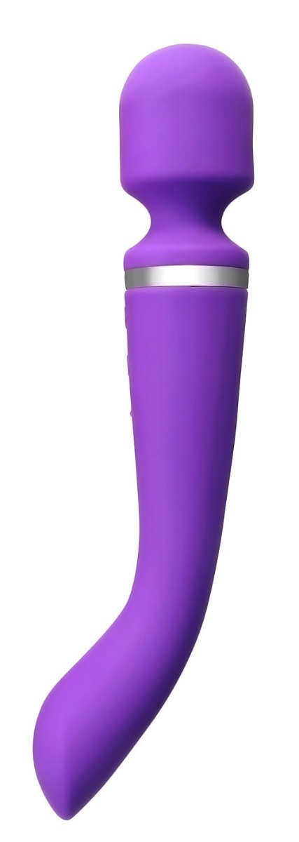 Vibrator Masaj Elina 2 Capete Vibratoare 20 Moduri Vibratii Mov Silicon USB Passion Labs, #2, Erotic24.ro